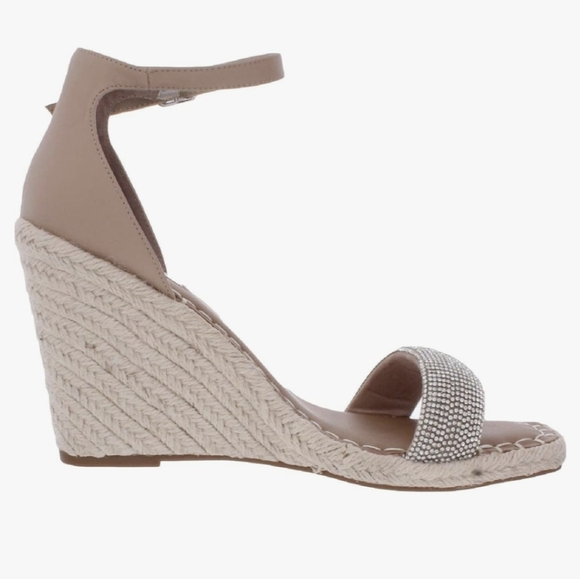 Steve Madden Rhinestone Submit Wedge Sandal - Picture 2 of 11